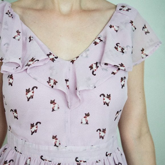 Lavender kitten dress from Boutique 1861 - Picture 4 of 6